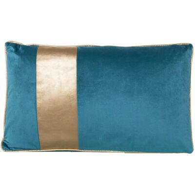 DRW Blau en Goud Fluwelen Kussen - Kussens DRW Blau en Goud Fluwelen Kussen - Kussens