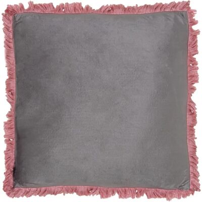 Cuscino in Velluto Rosa e Grigio DRW - Cuscino Cuscino in Velluto Rosa e Grigio DRW - Cuscino