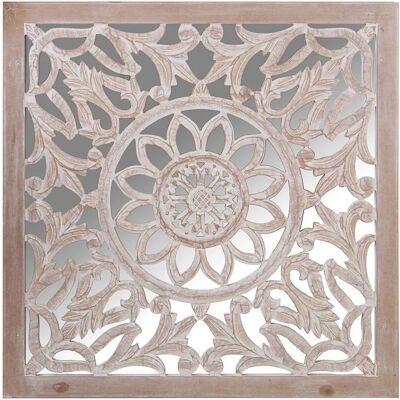 DRW vierkant houten retabel - 60x2,5x60cm DRW vierkant houten retabel - 60x2,5x60cm