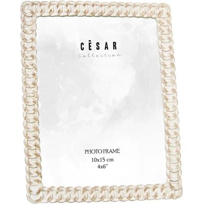 DRW Resin Fotolijst Oud Wit 10x15cm - Fotolijst DRW Resin Fotolijst Oud Wit 10x15cm - Fotolijst