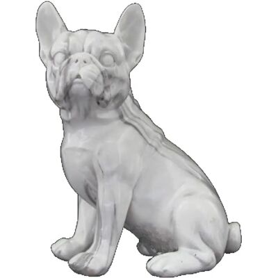 Figura Decorativa DRW - Resina con Finitura in Marmo - 16x12x21cm - Decor Figura Decorativa DRW - Resina con Finitura in Marmo - 16x12x21cm - Decor