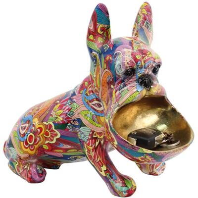 DRW Resin Meerkleurige Hond Vaciabolsillos Figurine - Decoratief Object DRW Resin Meerkleurige Hond Vaciabolsillos Figurine - Decoratief Object