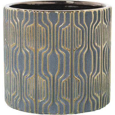 Macetero DRW - Dourado - Cerámica - 19 x 17 cm Macetero DRW - Dourado - Cerámica - 19 x 17 cm