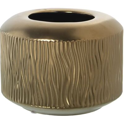Jarrón de cerámica para mesa DRW - Dorado Jarrón de cerámica para mesa DRW - Dorado