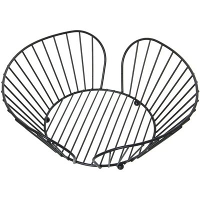 Fruteira redonda en metal negro DRW - Frutero Fruteira redonda en metal negro DRW - Frutero