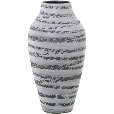 Vaso DRW Bianco e Grigio - Centrotavola Vaso DRW Bianco e Grigio - Centrotavola