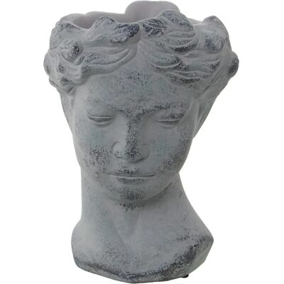 DRW Vase Grau Busto - Tischdekoration DRW Vase Grau Busto - Tischdekoration
