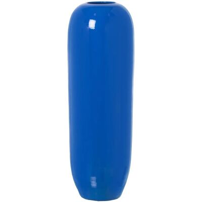 Jarrón Decorativo Azul Brillante DRW - 60x19x19 cm Jarrón Decorativo Azul Brillante DRW - 60x19x19 cm