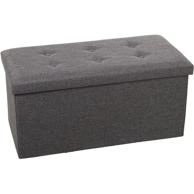 DRW Dunkelgrauer Faltbarer Hocker - Pouf DRW Dunkelgrauer Faltbarer Hocker - Pouf