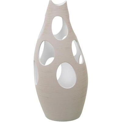 Jarrón Crudo DRW - 23x23x50 cm Jarrón de suelo en cerámica Jarrón Crudo DRW - 23x23x50 cm Jarrón de suelo en cerámica