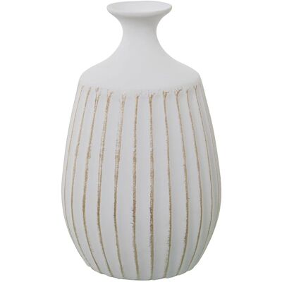 DRW - Blanco Mate y Dorado - Blanco mate - Dorado - Vase DRW - Blanco Mate y Dorado - Blanco mate - Dorado - Vase