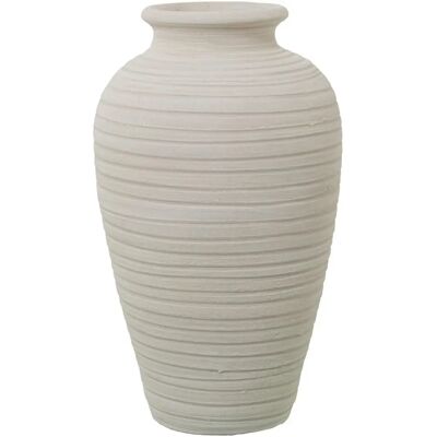 DRW Witte Matte Decoratieve Vaas - Vaas DRW Witte Matte Decoratieve Vaas - Vaas