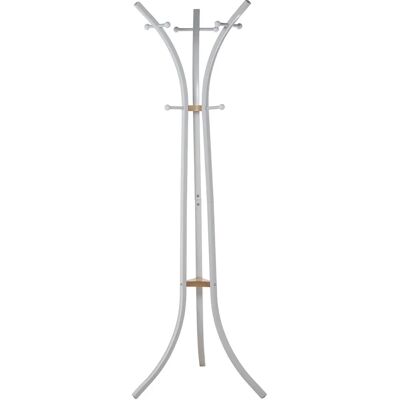 Bengaleiro DRW Wit/Natuurlijk Garderobe - 60x54x175 cm Bengaleiro DRW Wit/Natuurlijk Garderobe - 60x54x175 cm
