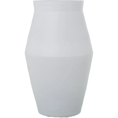 DRW Jarron Blanco Mate - Vase - Keramik - Bodenstehend - 30x51cm DRW Jarron Blanco Mate - Vase - Keramik - Bodenstehend - 30x51cm