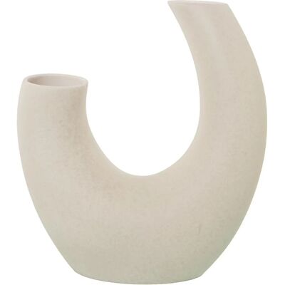 Beige gemarmerde matte keramieken vaas - Vaas Beige gemarmerde matte keramieken vaas - Vaas