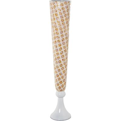 DRW Weiß Perlmutt Standvase - Vase DRW Weiß Perlmutt Standvase - Vase