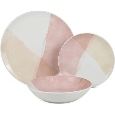 DRW Rosa Porzellan Geschirrset - Dinnerware Set DRW Rosa Porzellan Geschirrset - Dinnerware Set