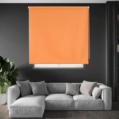 Tenda a rullo arancione Blindecor Draco - Oscuramento Totale, Installazione Facile Tenda a rullo arancione Blindecor Draco - Oscuramento Totale, Installazione Facile