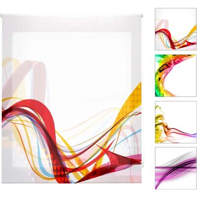 BLINDECOR W-V-28517 - Estor enrollable transparente - 130x180cm BLINDECOR W-V-28517 - Estor enrollable transparente - 130x180cm