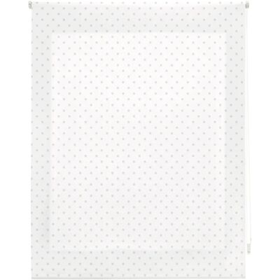 Voilage Enrollable Premium Blanc à Motifs Beiges - Protection Fenêtre Voilage Enrollable Premium Blanc à Motifs Beiges - Protection Fenêtre