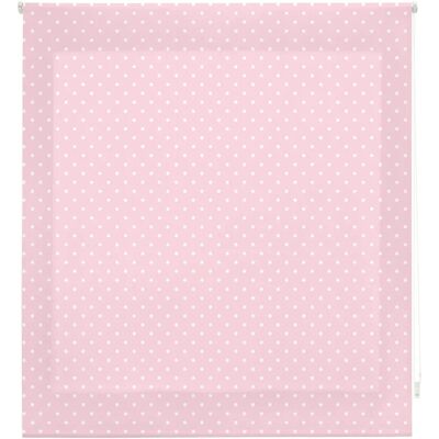 Premium Rolgordijn 150x180 Roze met Witte Vlekken - Rolgordijn Premium Rolgordijn 150x180 Roze met Witte Vlekken - Rolgordijn