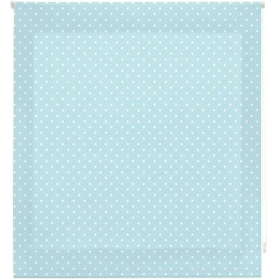 Premium Blindecor Rullgardin - Storlek 150x180 - Turkos med Vita Fläckar Premium Blindecor Rullgardin - Storlek 150x180 - Turkos med Vita Fläckar