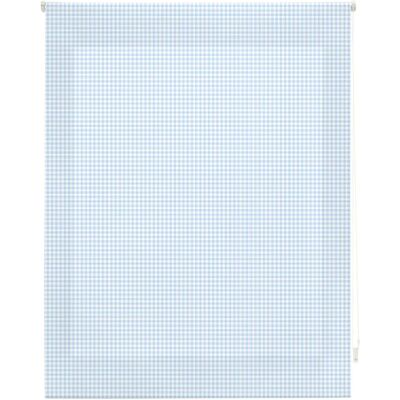 Store enroulable translucide Vichy 130x180 - Couleur céleste Store enroulable translucide Vichy 130x180 - Couleur céleste