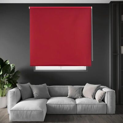 Blindecor Draco Tenda a Rullo Rosso - Oscurità Totale, Facile da Installare Blindecor Draco Tenda a Rullo Rosso - Oscurità Totale, Facile da Installare