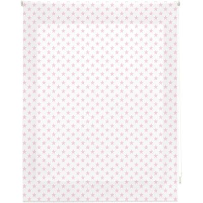 Store Enfant Blanc avec Étoiles Roses Blindecor - Volet Enroulable Store Enfant Blanc avec Étoiles Roses Blindecor - Volet Enroulable