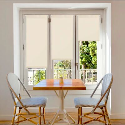 BLINDECOR Aure Voilage Enroulable Translucide - Beige BLINDECOR Aure Voilage Enroulable Translucide - Beige