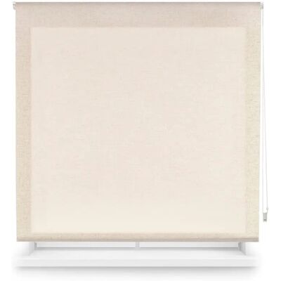 Store enroulable translucide beige - isolation thermique - Publicité Store enroulable translucide beige - isolation thermique - Publicité