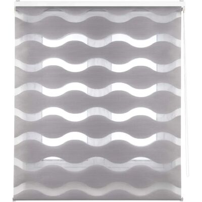 Blindecor Lira Wellen - Doppelrollo Tag und Nacht - 100x180cm Blindecor Lira Wellen - Doppelrollo Tag und Nacht - 100x180cm