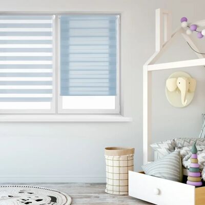 Tenda a rullo EasyFix - 47x180 - Azzurro - Design Moderno Tenda a rullo EasyFix - 47x180 - Azzurro - Design Moderno
