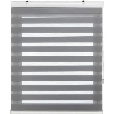 Blindecor Silber-Grau Premium Nacht und Tag Rollo - Fensterdeko Blindecor Silber-Grau Premium Nacht und Tag Rollo - Fensterdeko