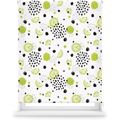 Store Lime Translucide Imprimé 130x180 - Rollo Store Lime Translucide Imprimé 130x180 - Rollo