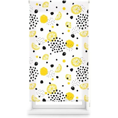 Voilage enroulable translucide numérique - 90x180 cm - multicolore Blindecor Voilage enroulable translucide numérique - 90x180 cm - multicolore Blindecor