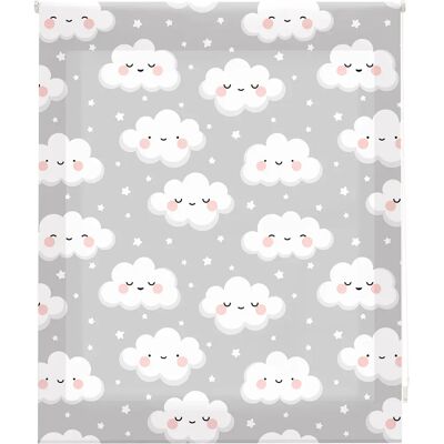 Stoffa a Rullo Trasparente Con Stampa - 150x180 - Happyclouds Blindecor Stoffa a Rullo Trasparente Con Stampa - 150x180 - Happyclouds Blindecor