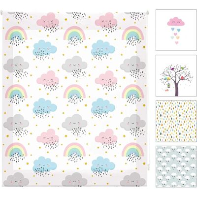 Store enroulable translucide avec motif - 130x180 - Rainbow Blindecor Store enroulable translucide avec motif - 130x180 - Rainbow Blindecor