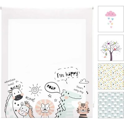 Store Zoocool Translucide Imprimé 130x180 - Volet enroulable Store Zoocool Translucide Imprimé 130x180 - Volet enroulable