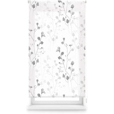 Blindecor Modèle Bloom Translucide à Motif - Voilage Enroulable Blindecor Modèle Bloom Translucide à Motif - Voilage Enroulable