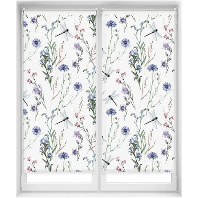 Pack de 2 stores enroulables translucides Blindecor Easyfix - Taille 60x150 - Modèle Dragonfly - Publicité Pack de 2 stores enroulables translucides Blindecor Easyfix - Taille 60x150 - Modèle Dragonfly - Publicité