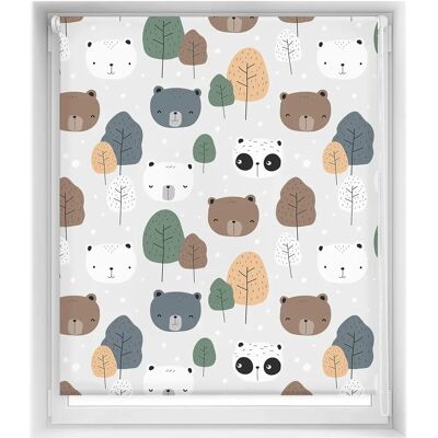 Voilage enroulable Blindecor Bear 130x150 - Décoration moderne de fenêtres Voilage enroulable Blindecor Bear 130x150 - Décoration moderne de fenêtres