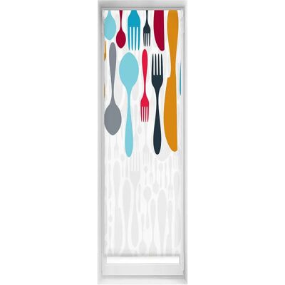 Rouleau Imprimé EasyFix - 40x150 - Cubiertos Rouleau Imprimé EasyFix - 40x150 - Cubiertos