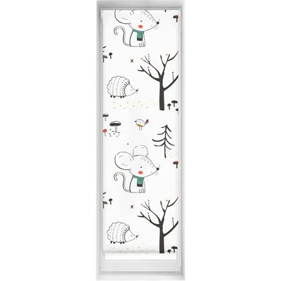 Store imprimé Easyfix - Sans outils 40x150 - Sans perçage - Couleur bois Store imprimé Easyfix - Sans outils 40x150 - Sans perçage - Couleur bois