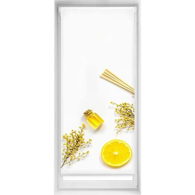 Store Occultant Citron 60x150 - Sans Outils - Blindecor Store Occultant Citron 60x150 - Sans Outils - Blindecor