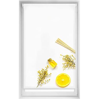 Rollo Occultant EasyFix 95x150 - Couleur Citron - Intimité & Style Rollo Occultant EasyFix 95x150 - Couleur Citron - Intimité & Style