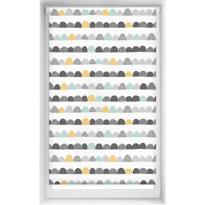 Store Easyfix 90x150 - Montage Murale ou Plafond - Sans Outils - Semilune Store Easyfix 90x150 - Montage Murale ou Plafond - Sans Outils - Semilune