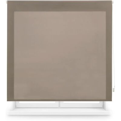 Rideau enroulable translucide - Sur mesure, Marron, Blindecor Rideau enroulable translucide - Sur mesure, Marron, Blindecor