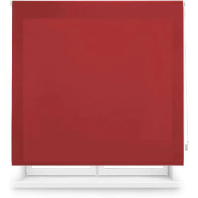 Volet enroulable translucide sur mesure Rouge Foncé - Fenêtres Volet enroulable translucide sur mesure Rouge Foncé - Fenêtres
