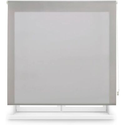 Store Enroulable Translucide Gris Sur Mesure - Intimité & UV Store Enroulable Translucide Gris Sur Mesure - Intimité & UV